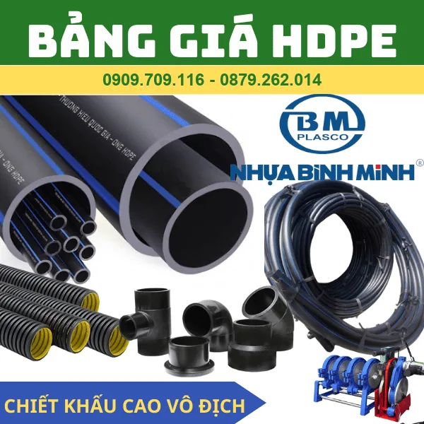 Báo Giá Ống Nhựa HDPE Bình Minh