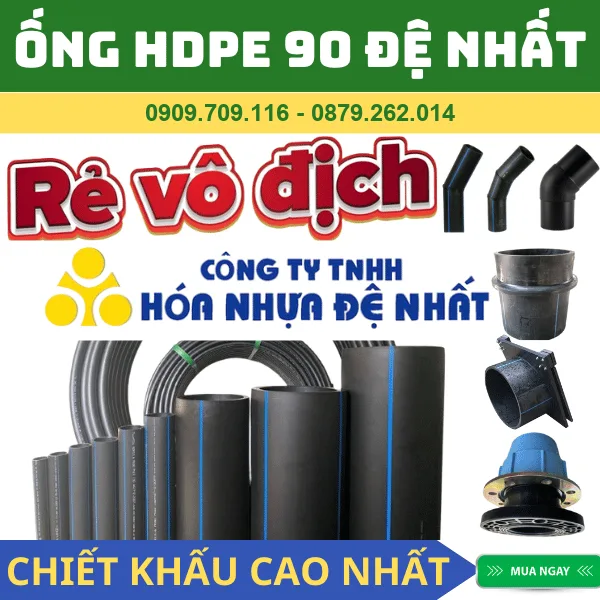 ỐNG HDPE 90 ĐỆ NHẤT