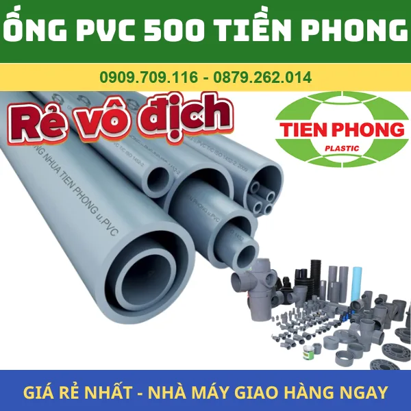 ỐNG NHỰA PVC D500 _ ỐNG NƯỚC PVC