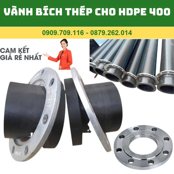 VÀNH THÉP MẶT BÍCH HDPE 400