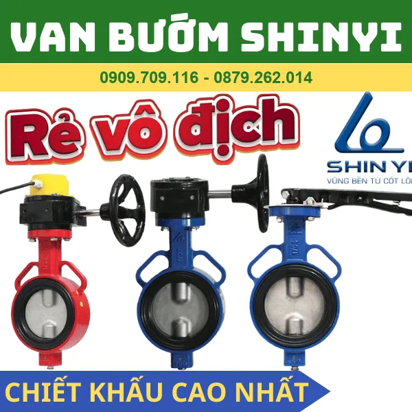 VAN BƯỚM TAY GẠT SHINYI _ PN10 _ PN16
