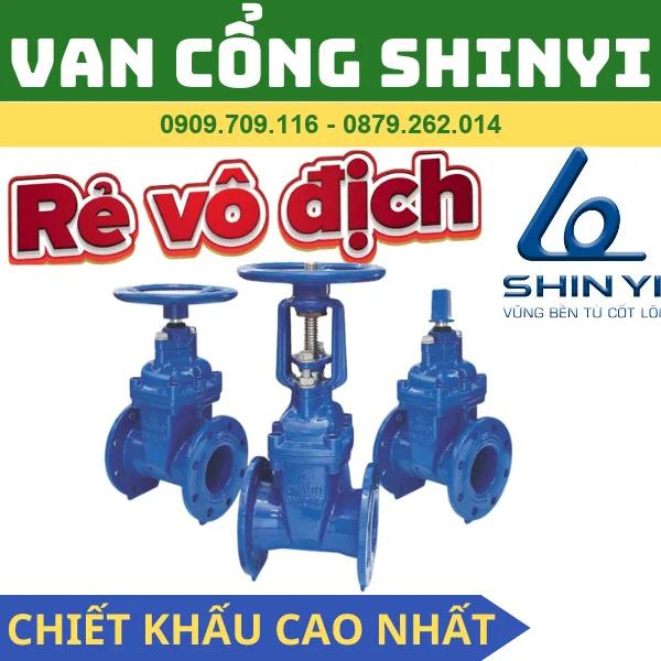 VAN CỔNG SHINYI l TAY QUAY l NẮP CHỤP