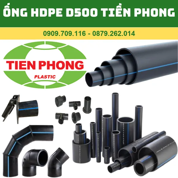 ỐNG HDPE D500 TIỀN PHONG _ ỐNG ĐEN
