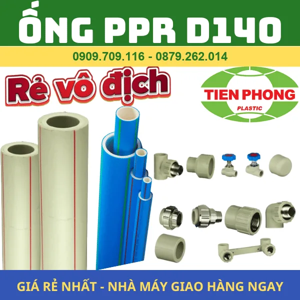 ỐNG NHỰA CHỊU NHIỆT PPR 140