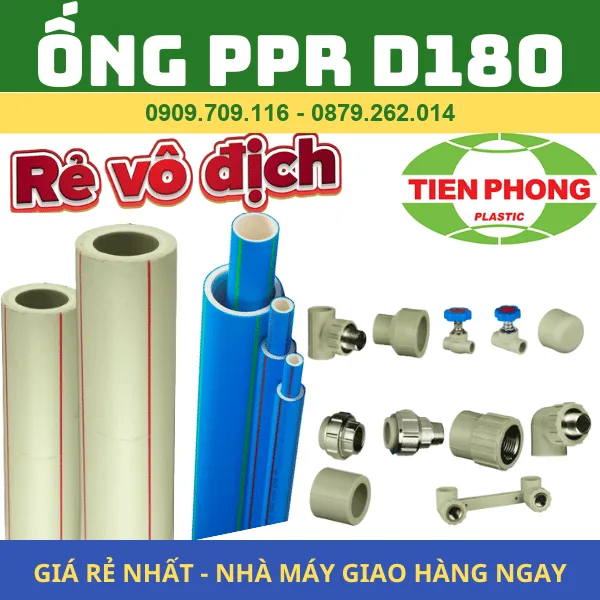 ỐNG NHỰA CHỊU NHIỆT PPR 180