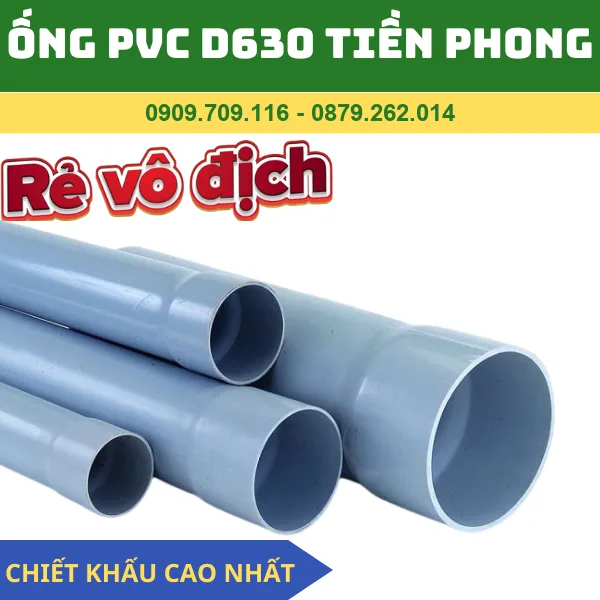 Ống Nhựa Tiền Phong PVC D630